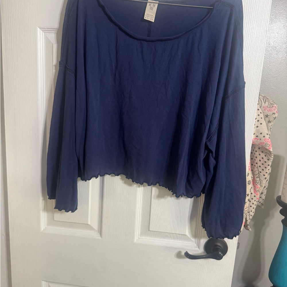 Women's Navy Blue Top